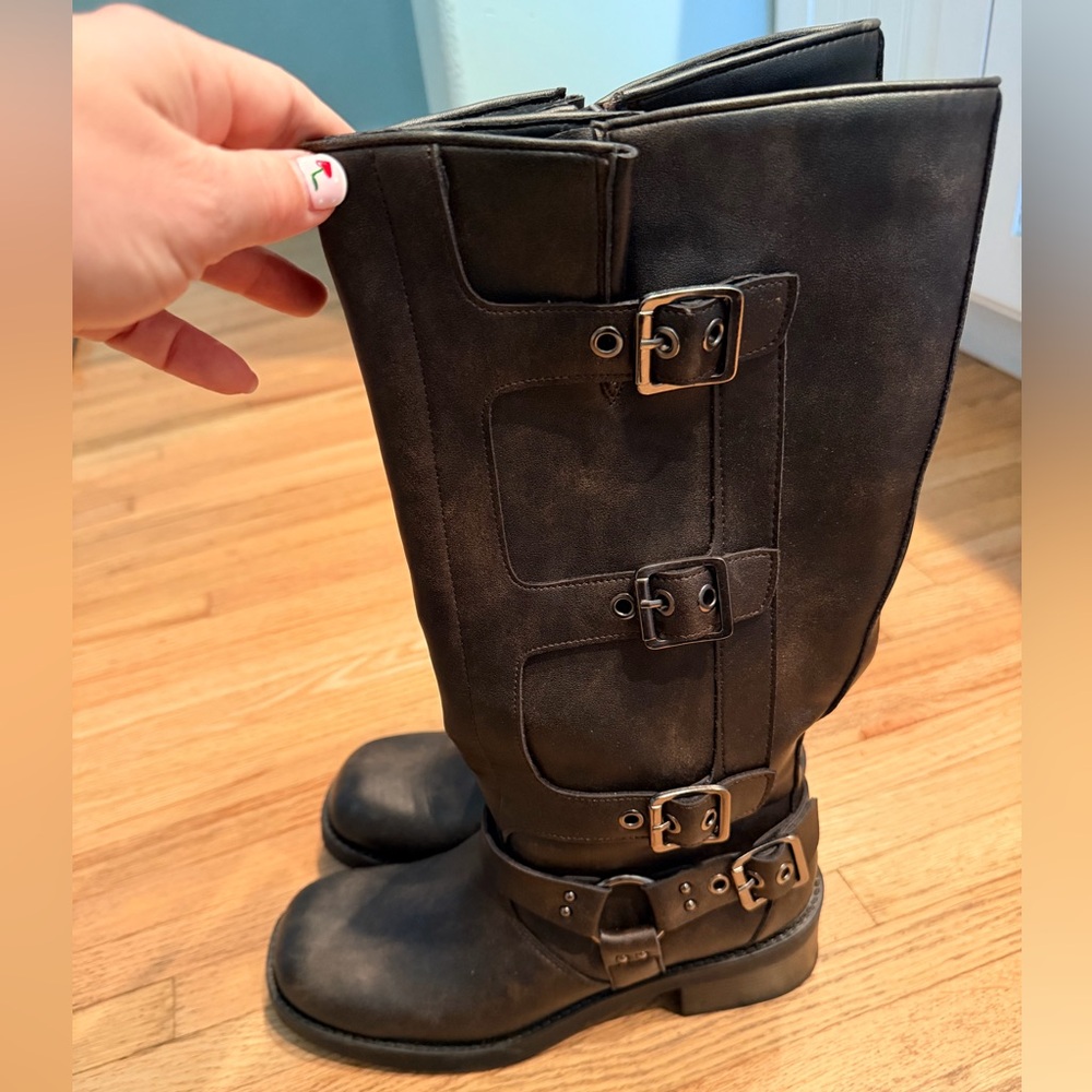 Women's Black Combat & Moto Boots